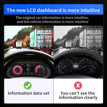 For Nissan Patrol Armada Y62 2010-2023 12.3" LCD Digital Dashboard Cluster Car Panel Speedometer Virtual Cockpit