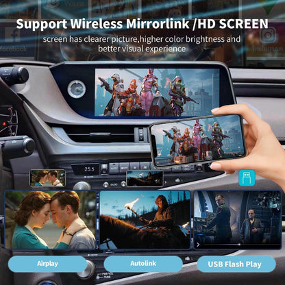 12.3 inch For Lexus ES 2018-2021 Linux Infotainment Navigation System Car Multimedia Touch Screen Head Unit Car Radio GPS