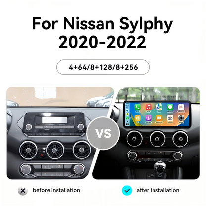 For Nissan GT-R 2017-2024 GTR Infotainment Navigation System Car Multimedia Touch Screen Head Unit Android14 Car Radio GPS