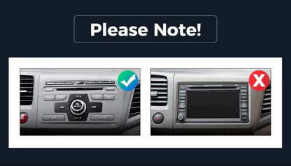 For Honda Civic 9 th 2012-2016 Infotainment Navigation System Car Multimedia Touch Screen Head Unit Android14 Car Radio GPS