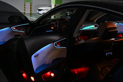 Upgrade Symphony LED Car Interior Ambient Lighting for Audi A7 C7 2011-2018 Decoration Accessories