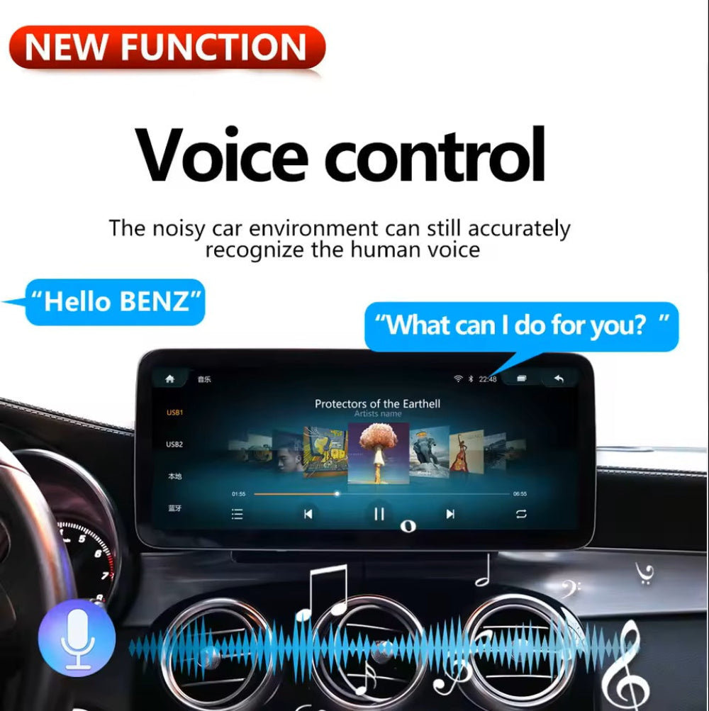 12.3'' For Mercedes Benz G Class W463 W461 W467 G500 G550 2001-2008 Android Screen Infotainment Navigation System Car Multimedia Touch Screen Head Unit Car Radio GPS