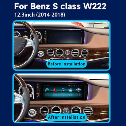 12.3 inch For Mercedes benz S Class NTG5.0 W222 2014-2017 Infotainment Navigation System Car Multimedia Touch Screen Head Unit Android Car Radio GPS