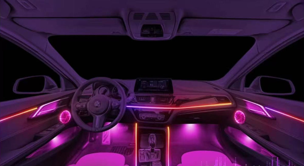 64 Colors Dynamic Ambient Lighting for BMW 1 Series 2016-2023 Interior Lighting Upgrade Accessories