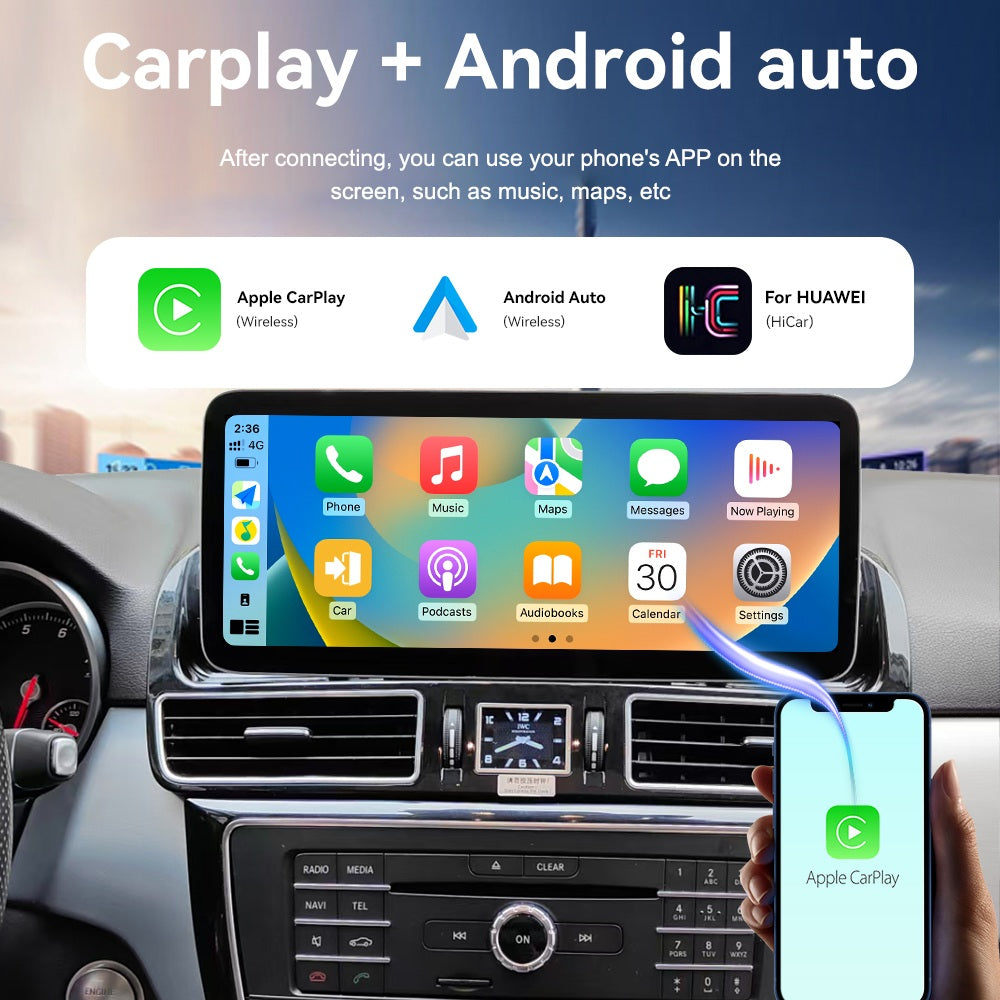 12.3 inch For Mercedes Benz GLE GLS Class 5.0 2015-2019 Infotainment Navigation System Car Multimedia Touch Screen Head Unit Android Car Radio GPS