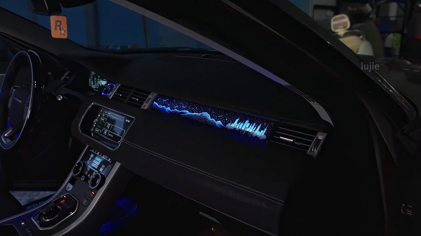 Upgrade Symphony LED Car Interior Ambient Lighting for Land Rover Range Rover Evoque 2015-2018 Decoration Accessories