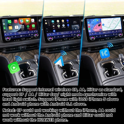 Lexus LM Android13 base Navigation Video Interface box Apple CarPlay & Android Auto Upgrade Module