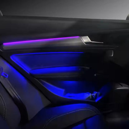 Upgrade 256 Colors Symphony Led Car Interior Ambient Lighting Decoration for Audi Q5 2018-2020 Atmosphere Strip Accessories