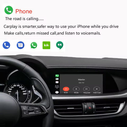 OEM Wireless Apple CarPlay & Android Auto Upgrade Module for Alfa Romeo Stelvio / Giulia /Giulietta 2014-2019 Retrofit Automotive Interface