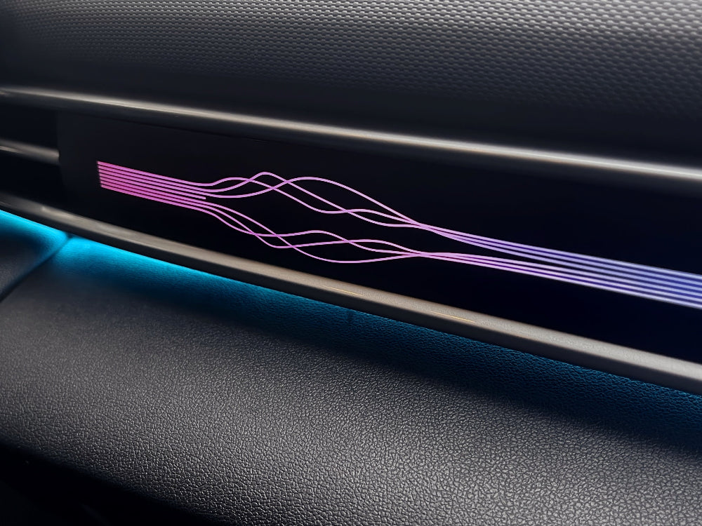 Upgrade Symphony Led Car Interior Ambient Lighting for Hyundai Elantra 2021-2025 Atmosphere Strip Accessories Decoration