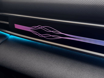 Upgrade Symphony Led Car Interior Ambient Lighting for Hyundai Elantra 2021-2025 Atmosphere Strip Accessories Decoration