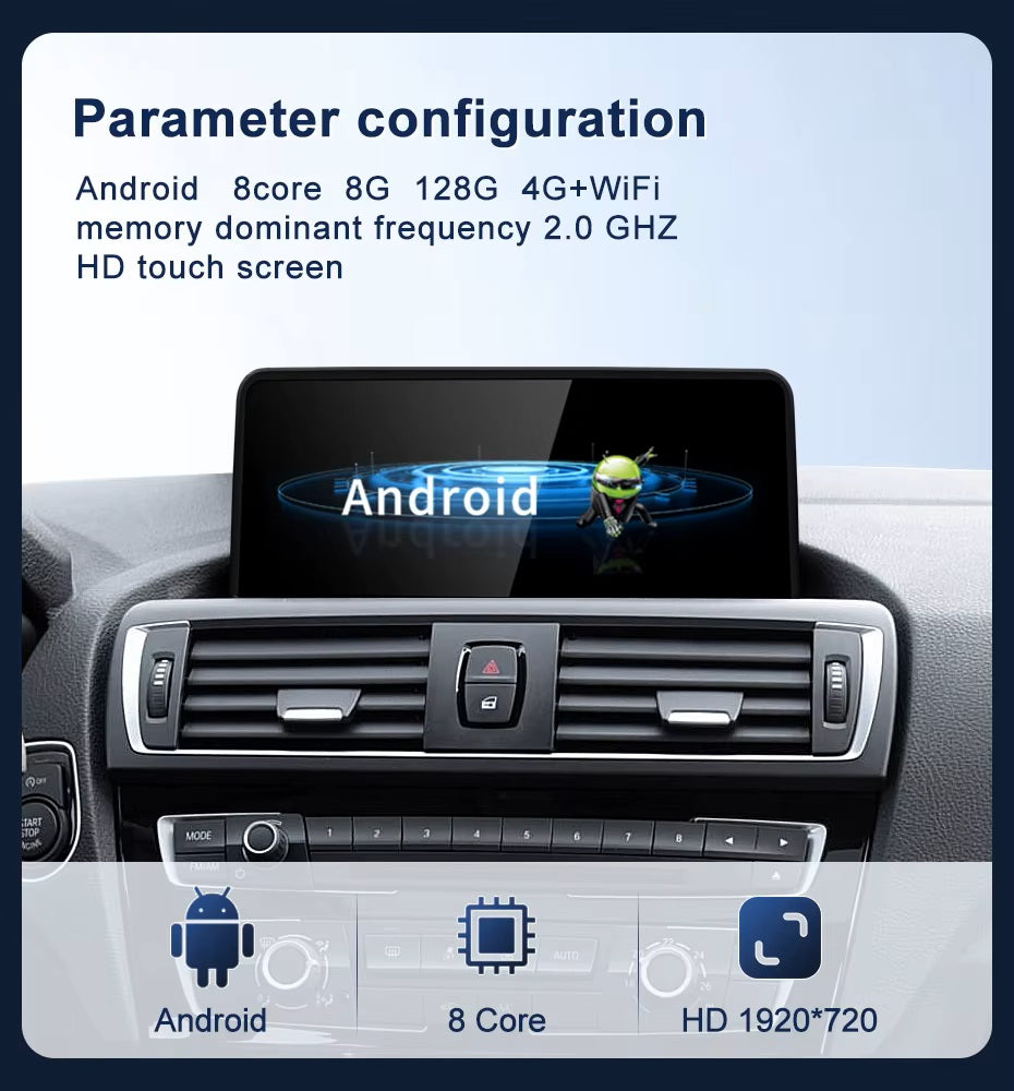 10.25 inch For BMW 5 Series F10 F11 Infotainment Navigation System Car Multimedia Touch Screen Head Unit Android Car Radio GPS