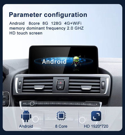 10.25 inch For BMW 5 Series F10 F11 Infotainment Navigation System Car Multimedia Touch Screen Head Unit Android Car Radio GPS