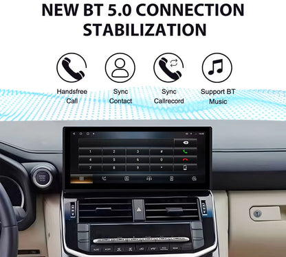 12.3'' For Toyota Land Cruiser LC300 2022 Infotainment Navigation System Car Multimedia Touch Screen Head Unit Android14 Car Radio GPS
