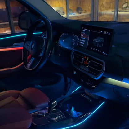 For BMW X3 X4 G01 G02 2018 - 2023 Ambient Lighting Upgrade Kit Interior LED Light Trim Accessories Atmosphere Lamp