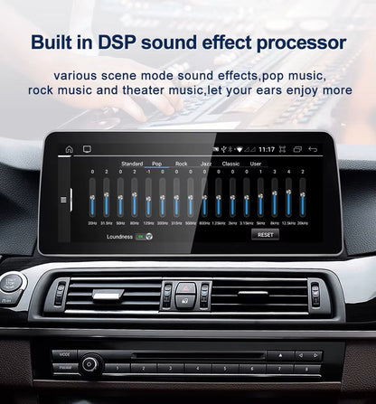 12.3 inch For BMW 5 Series F10 F11 Infotainment Navigation System Car Multimedia Touch Screen Head Unit Android Car Radio GPS