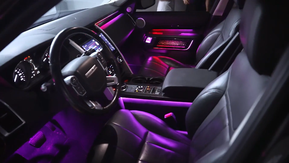 Upgrade Symphony LED Car Interior Ambient Lighting for Land Rover Discovery 5 2017-2025 Decoration Accessories