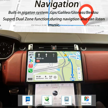 13.3'' For Range Rover Vogue / Sport 2018-2022 Android Screen  Infotainment Navigation System Car Multimedia Touch Screen Head Unit Car Radio