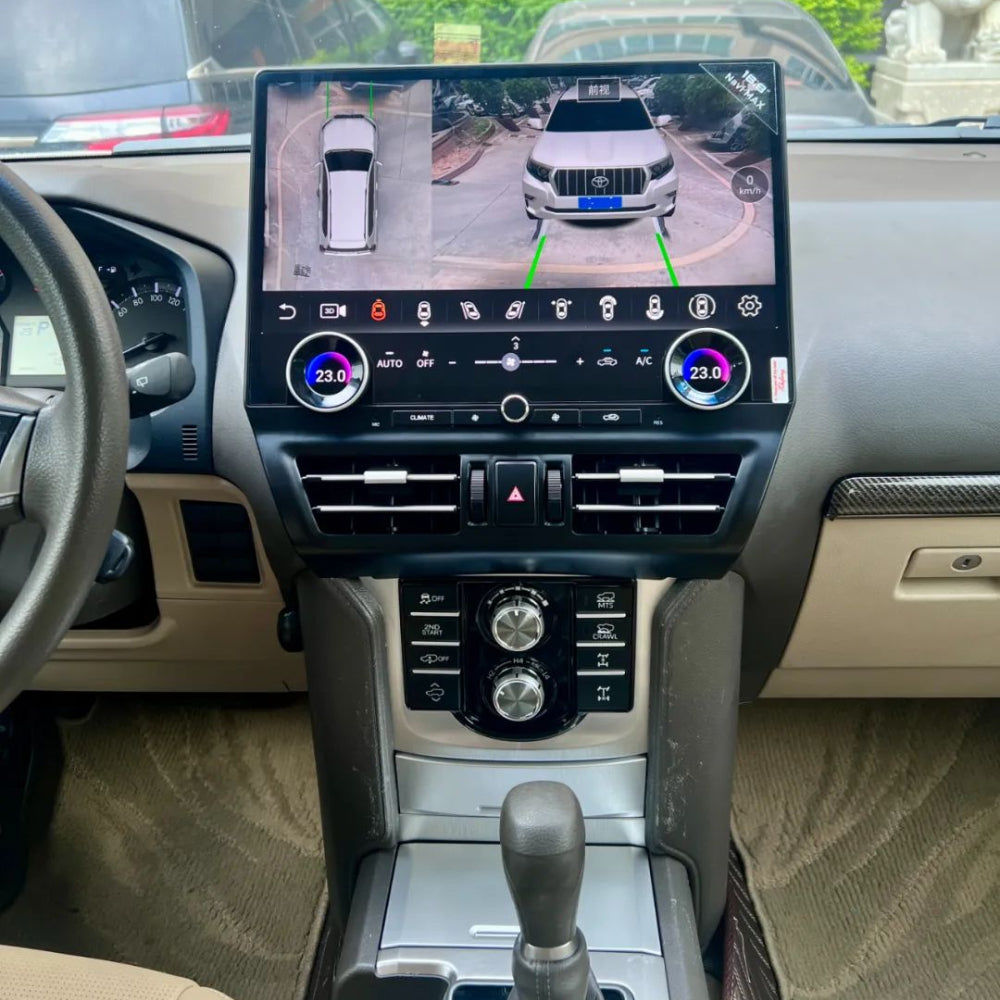 16.8inch Touch Screen For Toyota Prado 2010-2022 Android 13 Car Radio Multimedia Player Navigation