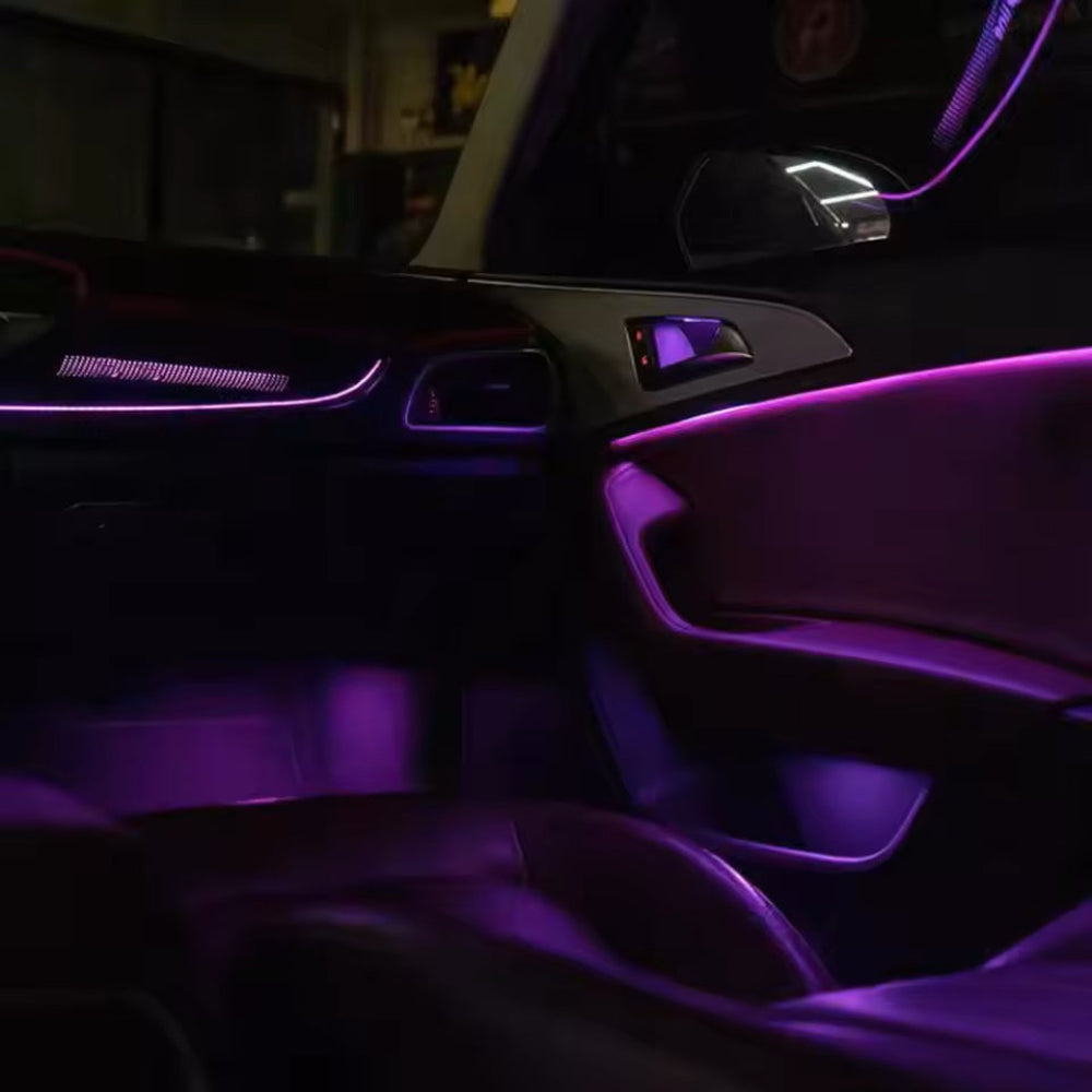 Upgrade 256 Colors Symphony Led Car Interior Ambient Lighting Decoration for Audi A6/S6/RS6 C7 2011-2018 Trim Accessories