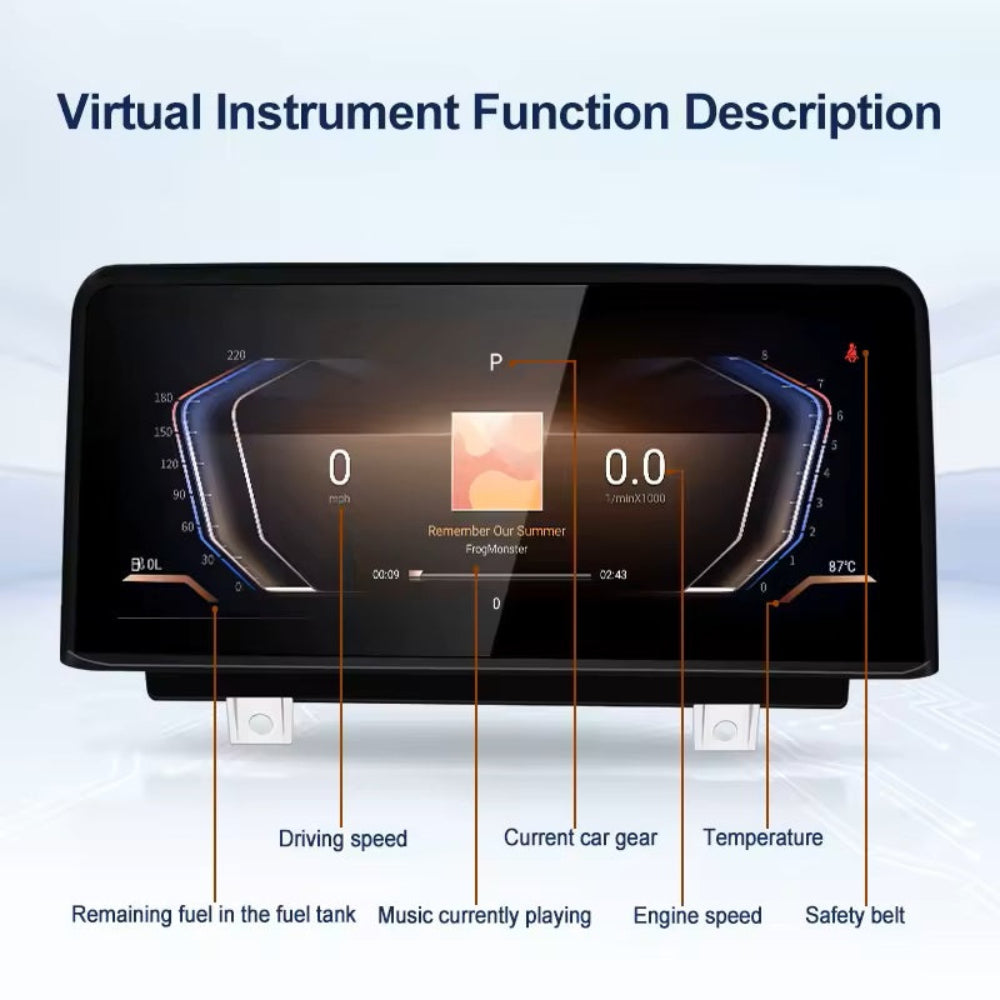 10.25 inch For BMW 1 series F20 F21 F52 Infotainment Navigation System Car Multimedia Touch Screen Head Unit Android Car Radio GPS