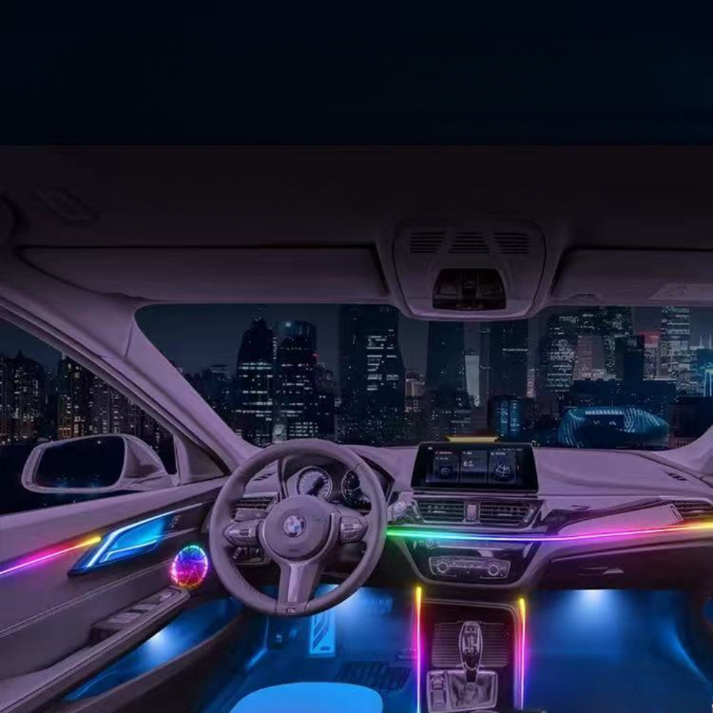 64 Colors Dynamic Ambient Lighting for BMW 1 Series 2016-2023 Interior Lighting Upgrade Accessories