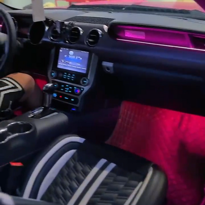 Upgrade Symphony LED Car Interior Ambient Lighting for Ford Mustang 2015-2023 Decoration Accessories