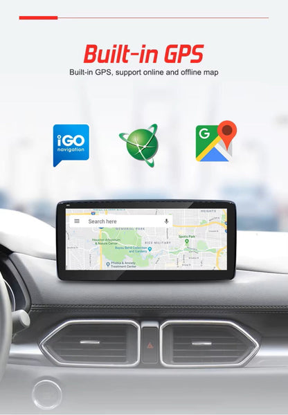 10.25'' For  For Mazda 6 Atenza 2016-2019 Dual System Android Screen Infotainment Navigation System Car Multimedia Touch Screen Head Unit Car Radio GPS