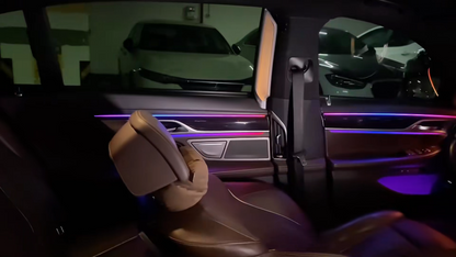 For BMW 7 Series G11 G12 2015-2023 256 Colors Symphony LED Car Interior Ambient Lighting Atmosphere Strip Accessories Upgrade