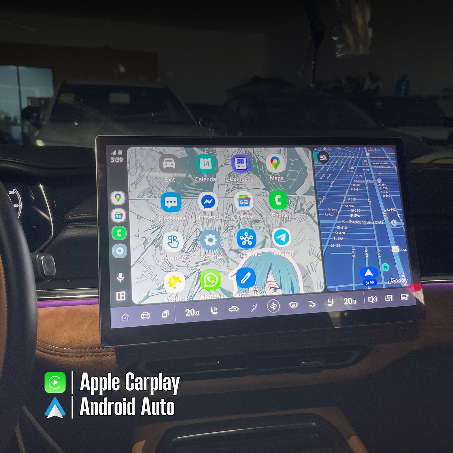 Wireless Apple Carplay & Wireless Android Auto Retrofit for Avatar 11