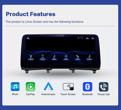 12.3 inch For Lexus RX 2020-2021 Linux Infotainment Navigation System Car Multimedia Touch Screen Head Unit Car Radio GPS