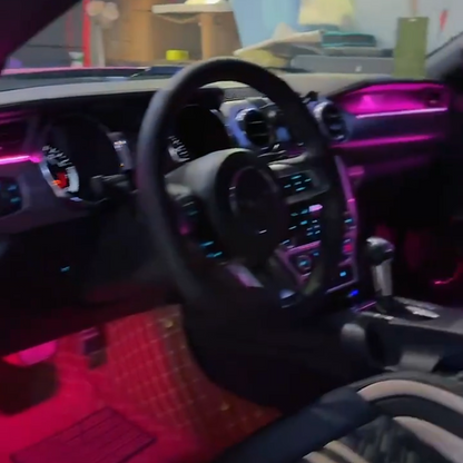 Upgrade Symphony LED Car Interior Ambient Lighting for Ford Mustang 2015-2023 Decoration Accessories