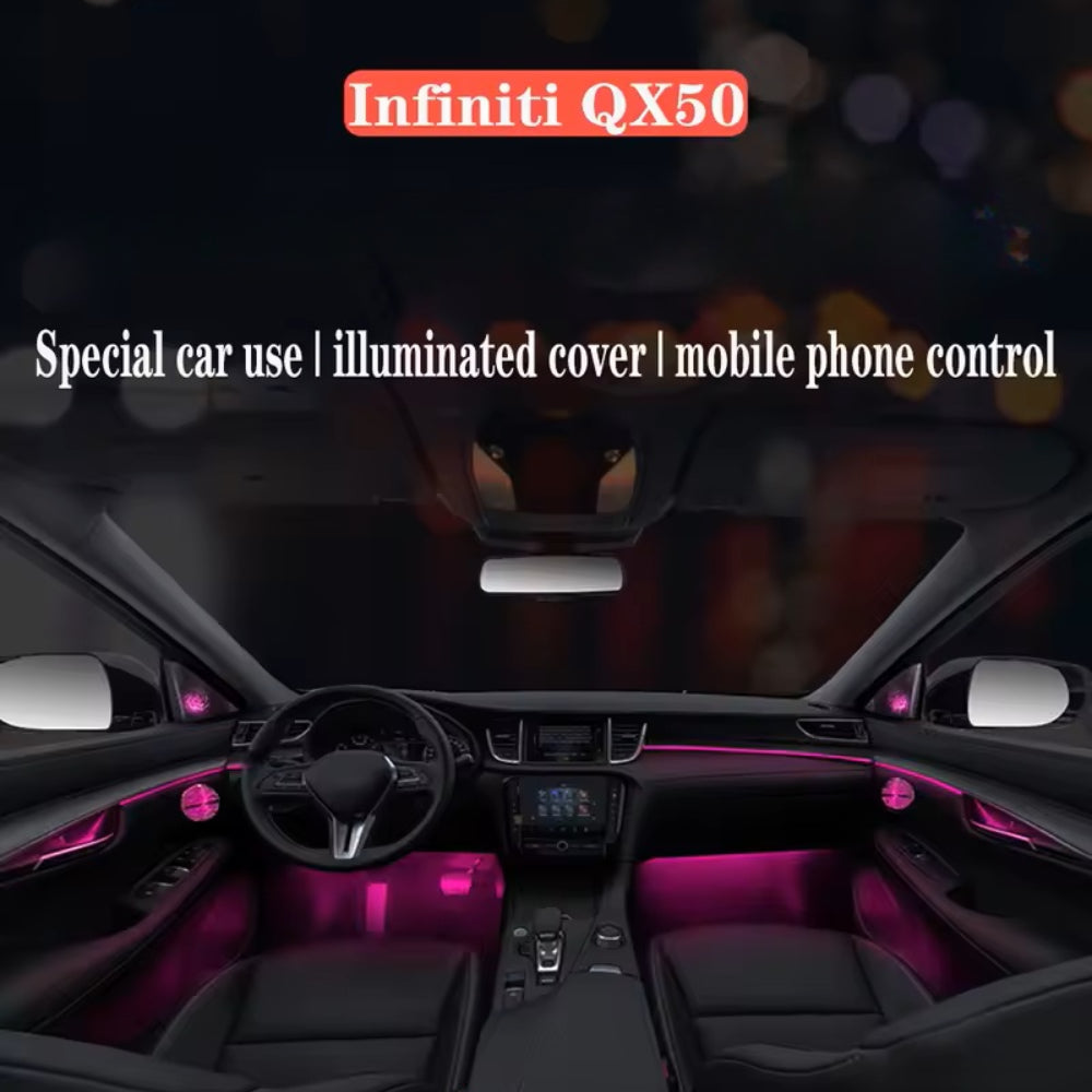 Car Ambient Lighting Led Upgrade Interior Ambient Lighting for Infiniti QX50 2018-2024
