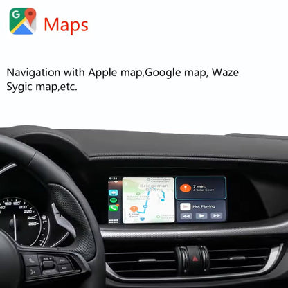 OEM Wireless Apple CarPlay & Android Auto Upgrade Module for Alfa Romeo Stelvio / Giulia /Giulietta 2014-2019 Retrofit Automotive Interface