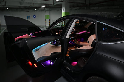 Upgrade Symphony LED Car Interior Ambient Lighting for Audi A7 C7 2011-2018 Decoration Accessories