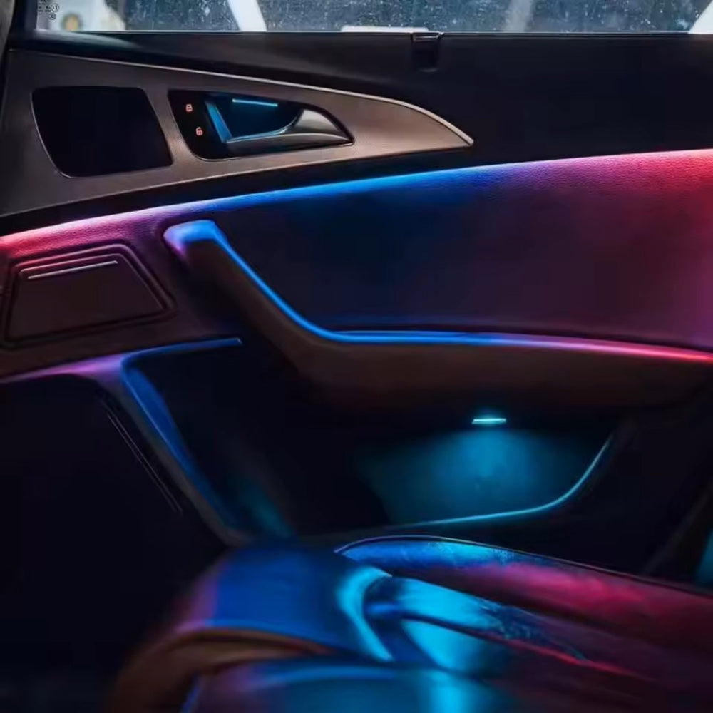 Upgrade 256 Colors Symphony Led Car Interior Ambient Lighting Decoration for Audi A6/S6/RS6 C7 2011-2018 Trim Accessories