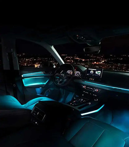 Upgrade 256 Colors Symphony Led Car Interior Ambient Light Decoration for Audi Q5 2018-2020 Atmosphere Strip Accessories
