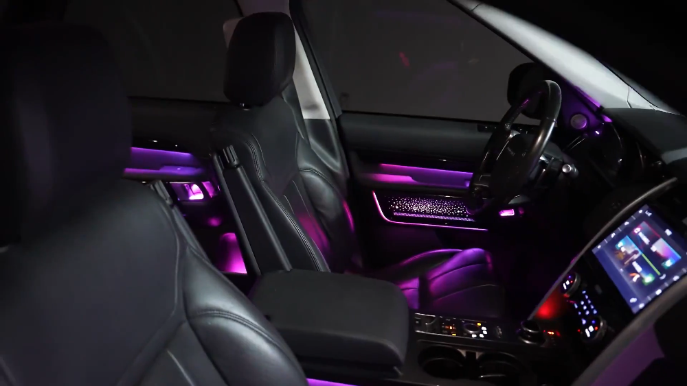 Upgrade Symphony LED Car Interior Ambient Lighting for Land Rover Discovery 5 2017-2025 Decoration Accessories