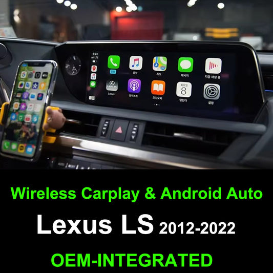 OEM Apple CarPlay & Android Auto Upgrade Module for Lexus LS LS350 LS460h LS500h LS600h 2012-2022