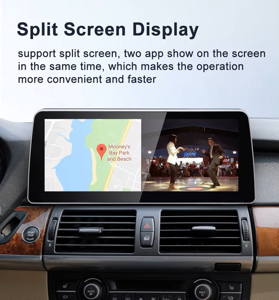 12.3 inch For BMW X5 E70 X6 E71 E72 Infotainment Navigation System Car Multimedia Touch Screen Head Unit Android Car Radio GPS