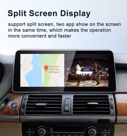 12.3 inch For BMW X5 E70 X6 E71 E72 Infotainment Navigation System Car Multimedia Touch Screen Head Unit Android Car Radio GPS