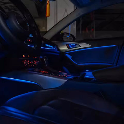 Upgrade 256 Colors Symphony Led Car Interior Ambient Lighting Decoration for Audi A6/S6/RS6 C7 2011-2018 Trim Accessories