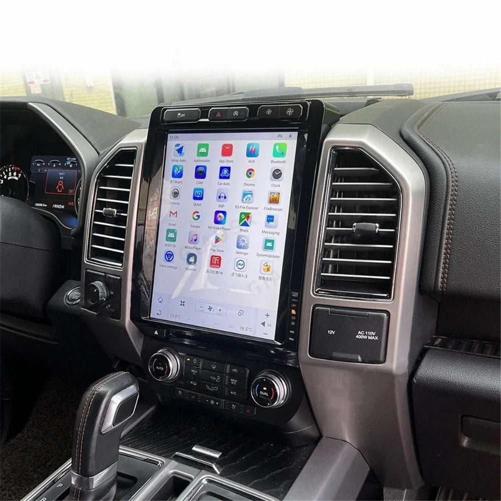 12.1 inch Android For Ford F150 F250 F350 F450 2015 - 2021 Tesla Style Car Radio GPS Navigation Multimedia Player Tape Headunit HD