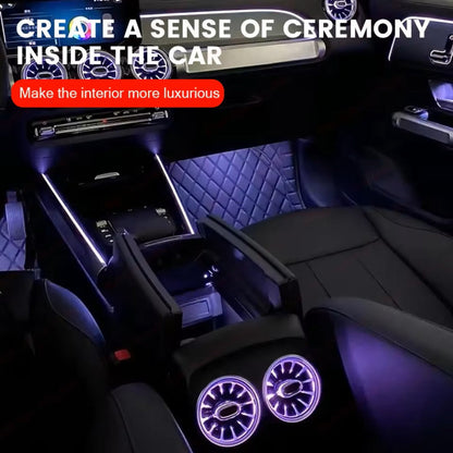 64 Colors Ambient Light For Mercedes Benz A-class W177 / CLA W118 / B-class W247 2019-2025 LED Car Neon Lamp Automotive Interior Decoration