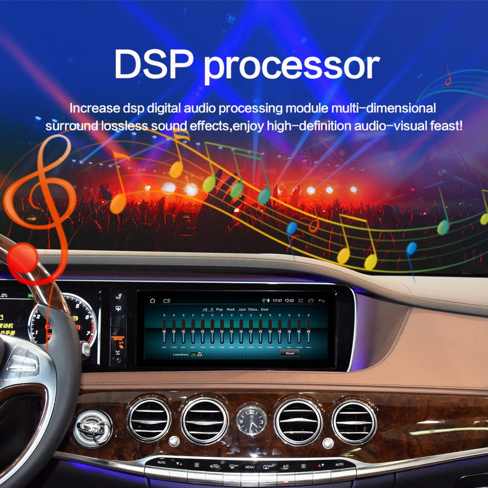 12.3 inch For Mercedes benz S Class NTG5.0 W222 2014-2017 Infotainment Navigation System Car Multimedia Touch Screen Head Unit Android Car Radio GPS