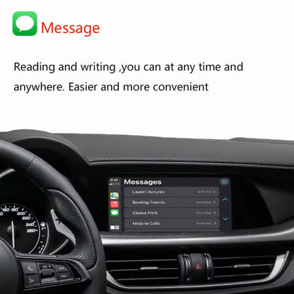 OEM Wireless Apple CarPlay & Android Auto Upgrade Module for Alfa Romeo Stelvio / Giulia /Giulietta 2014-2019 Retrofit Automotive Interface