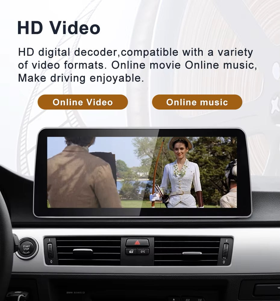 12.3 inch For BMW 3 series E90 E91 E92 E93 Infotainment Navigation System Car Multimedia Touch Screen Head Unit Android Car Radio GPS