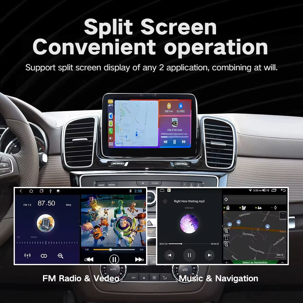 8.4 inch For Mercedes Benz GLE GLS Class 2015-2019 Infotainment Navigation System Car Multimedia Touch Screen Head Unit Android Car Radio GPS