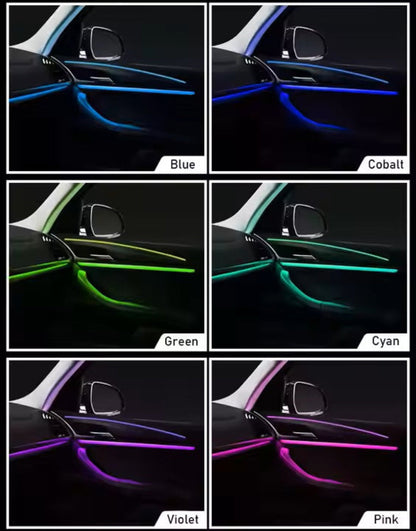For BMW X3 X4 G01 G02 2018 - 2023 Ambient Lighting Upgrade Kit Interior LED Light Trim Accessories Atmosphere Lamp