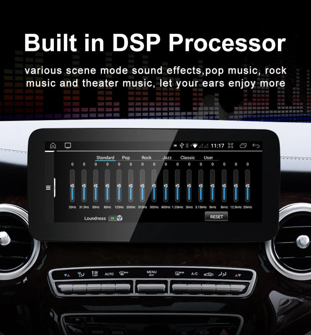 For Mercedes Benz V Class W447 V250 V260 V350 Infotainment Navigation System Car Multimedia Touchscreen Head Unit Android Car Radio GPS